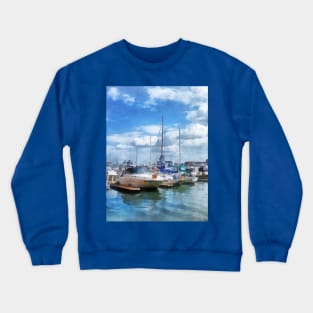 Baltimore MD - Boat Basin Fells Point Crewneck Sweatshirt